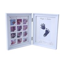 Hot My First Year Baby Gift Kids Birthday Gift Home Family Decoration Ornaments 12 Months Picture Photo Frame with Craft Ink Pad