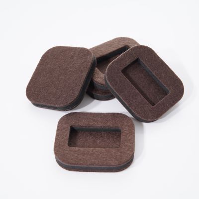 ✶♙☁ 5Pcs Silent Chair Wheels Stopper Anti-Scratch Roller Chair Feet Pads Anti-Slip Felt Furniture Leg Mats Hardwood Floor Protectors