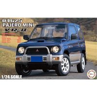 Fujimi 04625 plastic Model 1/24 scale for Mitsubishi Pajero Mini VR-II 94 SUV Assembly Model Kits Toy DIY Model Hobby Collection