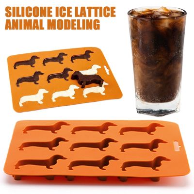 3D Dachshund Chocolate Cake Molds Beer Ice Cube Mold Party DIY Fondant Baking Cooking Decorating Tools Dropshipping Ice Maker Ice Cream Moulds