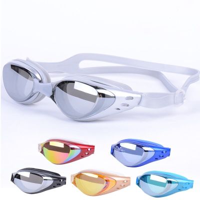 High Quality Swimming Goggles Electroplating Goggles Anti-fog Waterproof Anti-UV Diving Goggles Young Adult Wholesale Goggles