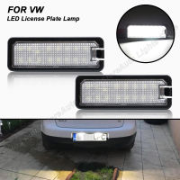 2Pc LED ใบอนุญาตจำนวนแผ่นโคมไฟสำหรับ VW Amarok Passat Golf Mk7 Passat B7 B8ใหม่ Beetle Polo Scirocco EOS Seat Leon Toledo