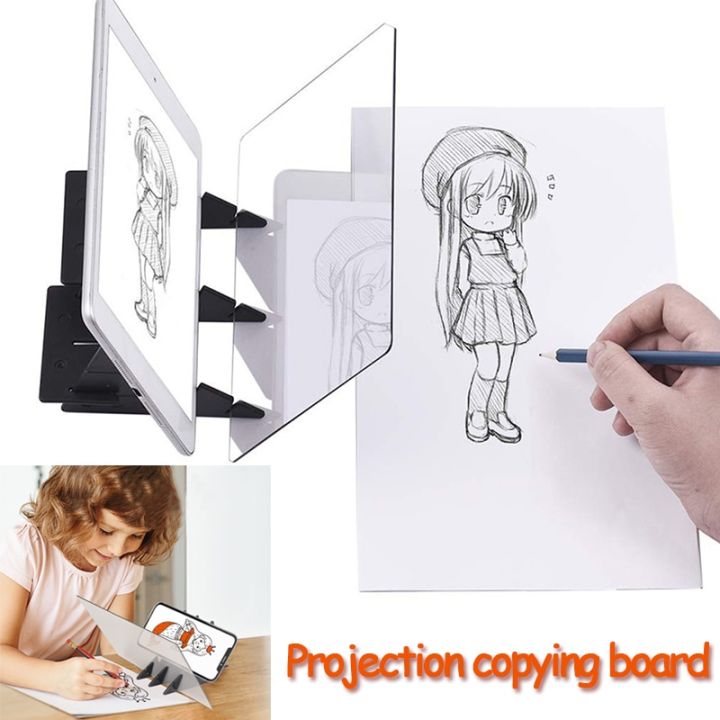 kids-projection-drawing-copy-board-projector-painting-tracing-board-sketch-specular-reflection-dimming-bracket-montessori-toys