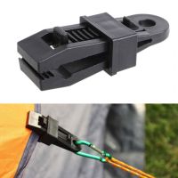 【hot】□  2/4/10Tent Windproof Rope Barb Clip Awning Clamp Fixed Buckle Canopy Camouflage Canvas Outdoor Shelter Camping Accessori