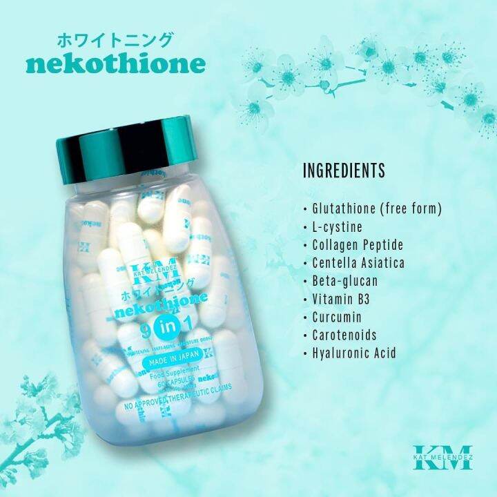 Nekothione 9 in 1 by Kath Melendez Whitening, anti-aging