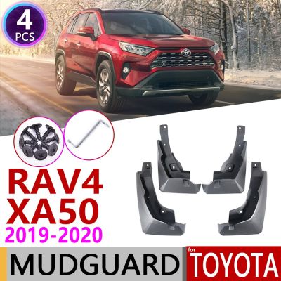 แผ่นกันโคลนด้านหน้าสำหรับรถยนต์ Toyota RAV4 XA50 XA 50 2019 ~ 2020 RAV 4บังโคลนยางกันโคลนบังโคลนรถอุปกรณ์ป้องกันไฟลุก