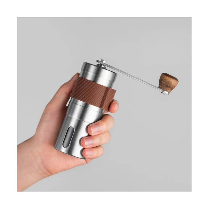 Manual Coffee Grinder Portable Hand Coffee Bean Grinder with Scale
