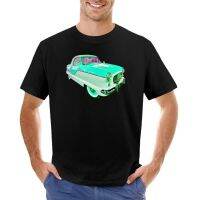 Nash Metropolitan In T-Shirt Oam Hijau-Kaus Atasan Foto Mobil Antik Klasik Pria S-4XL-5XL-6XL