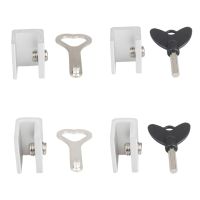 Punch free Sliding Window Locks Move Window Safety Lock Sliding Sash Stopper Adjustable Security Locks With Key for Home