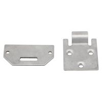 Golf Cart Seat Hinge Plate Set Silver Accessories for EZGo TXT Medalist 1995-Up Gas/Electric Golf Buggies, 71610-G01 71609-G01