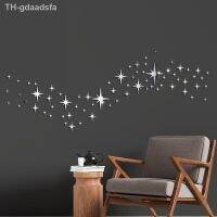 ✼ Star mirror acrylic three-dimensional wall pasted bedroom living room ceiling decoration self-adhesive background