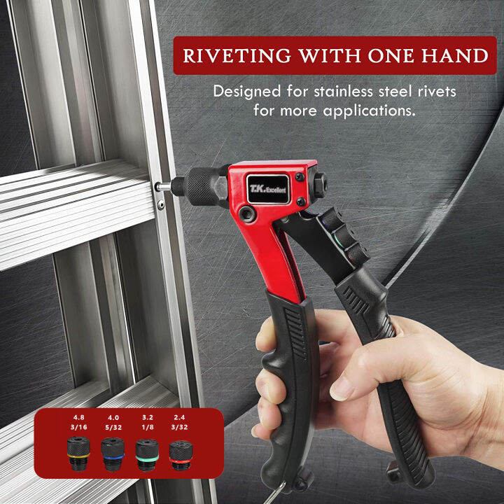 Rotating Hand Tool Manual Riveting Practical Nonslip Handle Blind