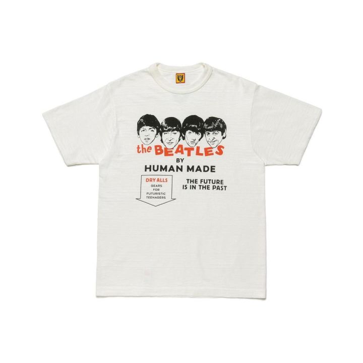 beatles-เสื้อยืดแขนสั้นสำหรับผู้ชายและผู้หญิง-เสื้อยืดแขนสั้นลาย-beatles-21sst-shirt-มนุษย์สร้างขึ้น