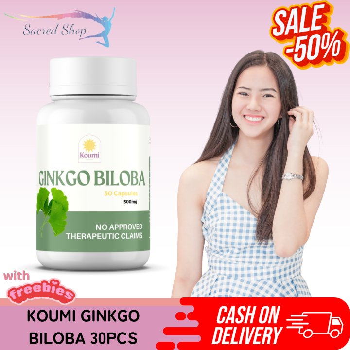 ☀️ Koumi Ginkgo Biloba Capsule Supplement 💊 100 Organic All Natural