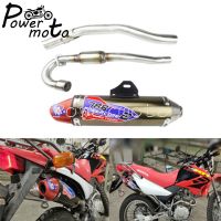 Motorfiets Uitlaat Escape Exhaust Muffler Pipe Silencer Moto Uitlaat Down Pipe For Honda CRF150F CRF230F CRF 150F/230F 2003-2016