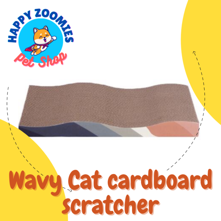 [HAPPY ZOOMIES] Cat cardboard scratcher Lazada PH
