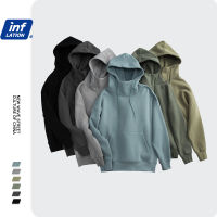 Inflasi Blank Tebal Fleece Hoodies Lelaki Musim Sejuk PANA Kolar Tinggi Hoodies Besar Unisex เสื้อกันหนาวมีฮู้ด