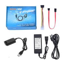 【Free-delivery】 SATA/SATA/IDE เพื่อ USB สายแปลงอะแดปเตอร์สำหรับแผ่นฮาร์ดไดรฟ์2.5 "3.5ฮาร์ดไดรฟ์ FE สำหรับแผ่นฮาร์ดไดรฟ์