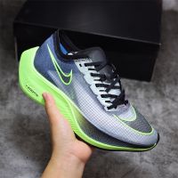 ~ รองเท้าผ้าใบ รองเท้าวิ่งมาราธอน ZoomX Vaporfly Next% สีดํา สีเขียว สําหรับผู้ชาย และผู้หญิง