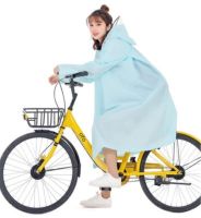 Fashion EVA Women Raincoat Thickened Waterproof Rain Coat Women Clear Transparent Tour Waterproof Rainwear Suit