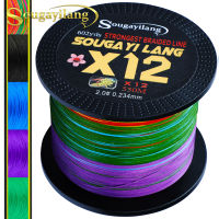 Sougayilang ตกปลา Line12 Strands สายถัก Braided 150M 350M 550M PE Braided สายตกปลาสาย Pesca Fishing Tackle เครื่องมือ