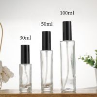 30/50/100ml 30/50/100ml Portable Spray Glass Bottle Perfume Cosmetic Alcohol Container Travel Ultra Mist Atomizer Sanitizer Sprayer Bottles