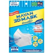 5 cái túi Khẩu trang Mayan 3D mask Pm2.5 Medi người lớn và em bé