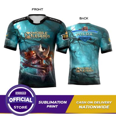 HILDA DEFAULT SKIN Mobile Legends Full Sublimation Tshirt Premium Quality