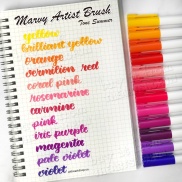 THEARTSHOP Bút đầu cọ thư pháp màu nước MARVY Artist Brush - Summer series