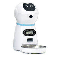 Smart Automatic Pet Feeder With Voice Record Stainless Steel LCD Screen Timer For Dog Food Bowl Cat Food Dispenser Pet Supplies