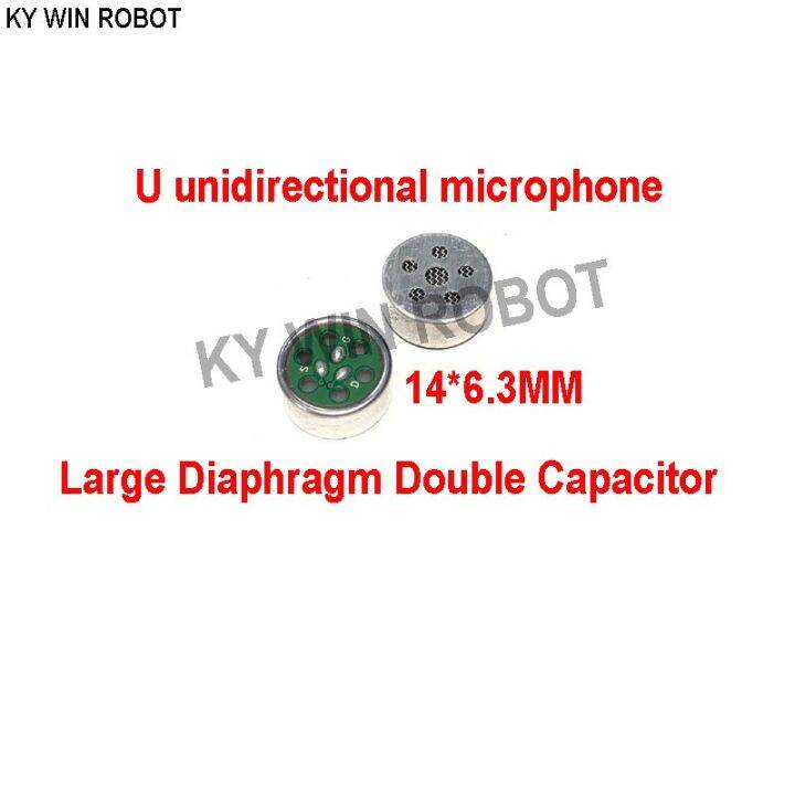 10 PCS/LOT14X6.3mm 1463 MIC Capsule Electret Condenser Microphone