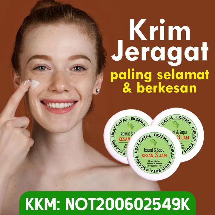 Krim Ubat Eczema Lulus Kkm Kudis Kurap Gatal Ruam Psoriasis Eczema Cream Krim Ekzema Salap Krim