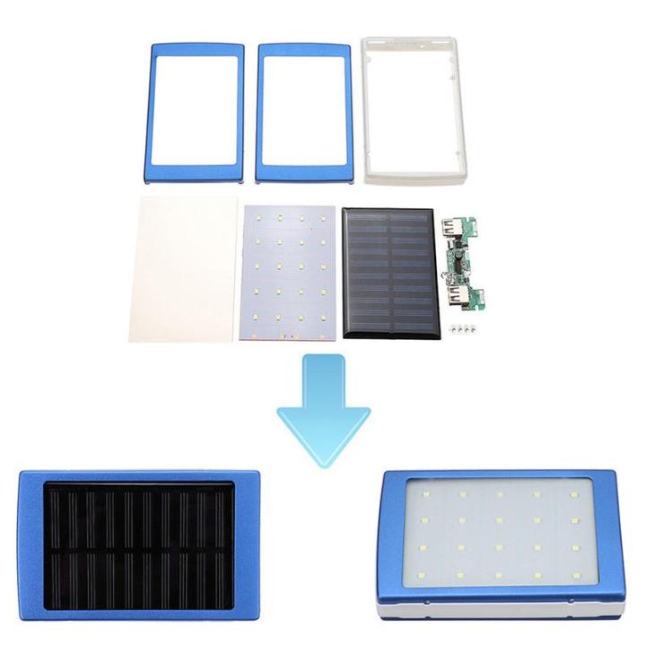 uni-hot-sale-20000mah-solar-led-dual-usb-empty-box-case-for-power-bank-no-battery