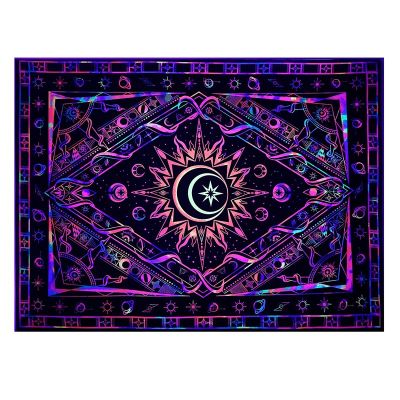 Tapestry for Bedroom Aesthetic Room Decor Wall Tapestry Blacklight Tapestry UV Reactive Black Light Posters Colorful