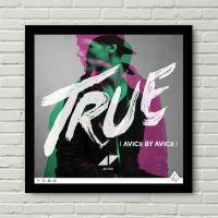 เคสอัลบั้มเพลง Avicii True Avicii โดย Avicii โปสเตอร์ผ้าใบพิมพ์ลายภาพวาดตกแต่งบ้าน (ไร้กรอบ)