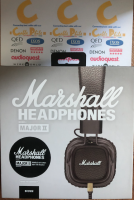 แท้หูฟัง เครื่องเสียง ชั้นดี MARSHALL MAJOR II สีน้ำตาล brown