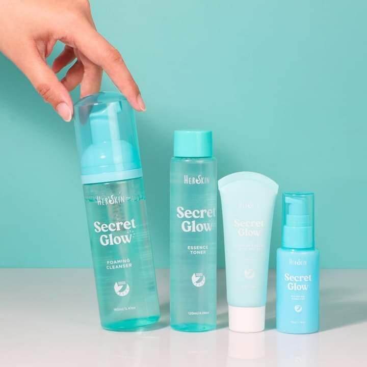 HERSKIN Secret Glow 4 in 1 skincare maintenance set | Lazada PH