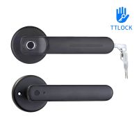 TTLock APP Remote Control Smart Fingerprint Lock Electric Biometrics Door Lock With Key For Indoor Home Used