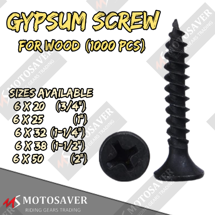 BLACK SCREW (FOR WOOD) 1000 PCS Lazada PH