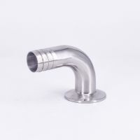 ☑☂ 12.7/16/19/25/32/38/45/51/57/63/89/102/108mm Hose Barb 1.5 -4 Tri Clamp 90 Deg Elbow SUS304 Stainless Sanitary Fitting