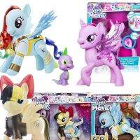 Hasbro โพนี่น้อยของฉันเรนโบว์แดชโจรสลัดพลิกหมุนฟิกเกอร์แอคชั่นภาพยนตร์ร้องเพลงนกเซเรเนดของขวัญวันเกิดของเด็กหญิงตุ๊กตา