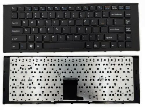 NEW Replacement SONY VAIO VPCEA 148792021 148792421 BLACK US KEYBOARD WITH FRAME 