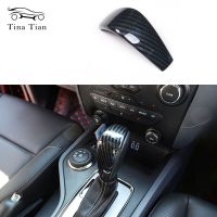 ◑ Fit For 2015 2016 2017 2018 2019 Ford Ranger Everest Endeavor Carbon fiber Color Shift Knob Decorator Cover accessories