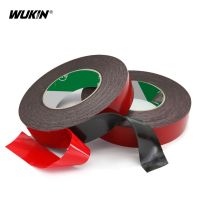 ♛ THK0.5/1/2/3mm Black Double-sided Adhesive Foam Tape PE Strong Adhesive Tape Window Soundproof Waterproof Thicken Sealing Strip