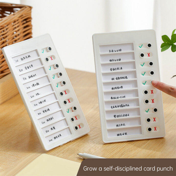 Xinder Self-disciplined Card Punch Self-made Plastic Board Memo Rv Note 