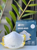 หน้ากากป้องกันอนุภาดฝุ่นละออง N95 (MAKRITE 9600-N95)