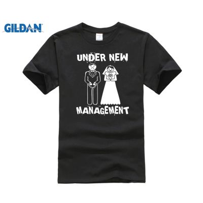 Diy Round Hip tee shirt Latest Under Management Groom Wedding Bachelor Party black mens ali t-shirts Black