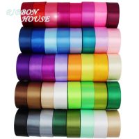 (25 yards/roll) 40mm Single Face Satin Ribbon Fabric Webbing Decoration Gift Christmas Ribbons Gift Wrapping  Bags