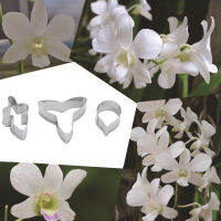 เครื่องมือ Phalaenopsis แม่พิมพ์กลับด้านน้ำตาลสแตนเลสแม่พิมพ์อบขนม A312ดอกไม้น้ำตาลอังกฤษ