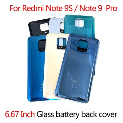 Note 9S 3d Glass For Xiaomi Redmi Note 9 Pro S Note 9Pro Battery Back Cover Rear Door Lid Panel Shell Housing Case Repair Parts